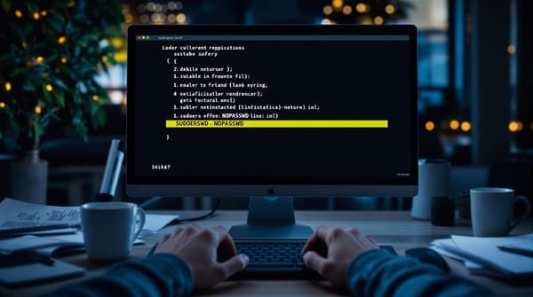 🔓 Sudoers NOPASSWD: Run `sudo`